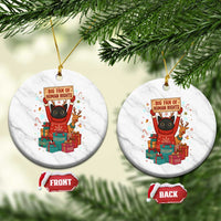 Cute Santa Cat Big Fan Of Human Rights Ceramic Ornament Christmas Supporters - Wonder Print Shop