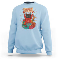 Cute Santa Cat Big Fan Of Human Rights Sweatshirt Christmas Supporters - Wonder Print Shop