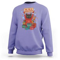 Cute Santa Cat Big Fan Of Human Rights Sweatshirt Christmas Supporters - Wonder Print Shop