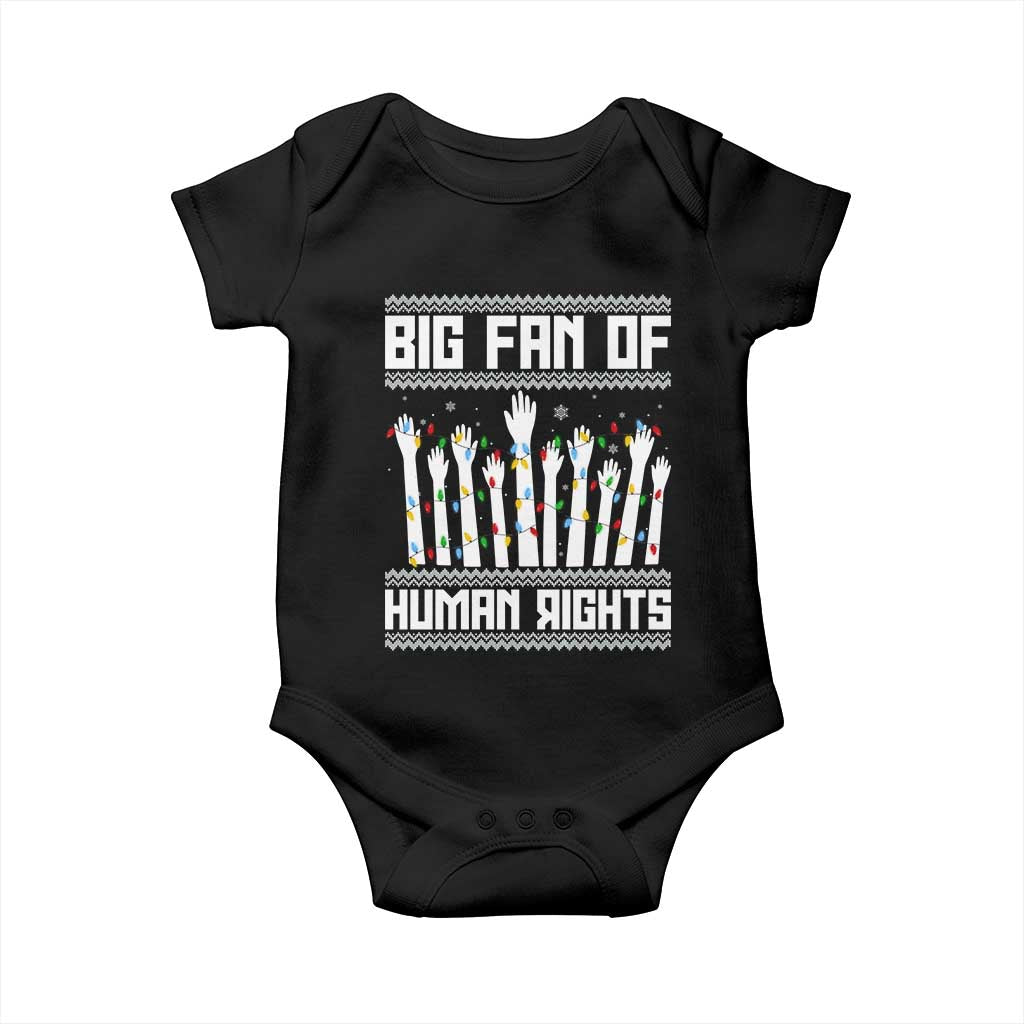 Big Fan Of Human Rights Equality Supporters Baby Onesie Christmas Gift - Wonder Print Shop