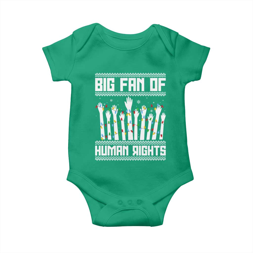 Big Fan Of Human Rights Equality Supporters Baby Onesie Christmas Gift - Wonder Print Shop