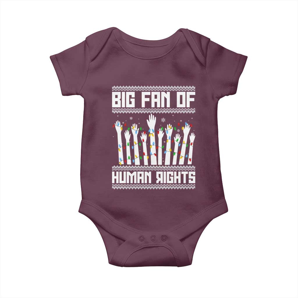 Big Fan Of Human Rights Equality Supporters Baby Onesie Christmas Gift - Wonder Print Shop