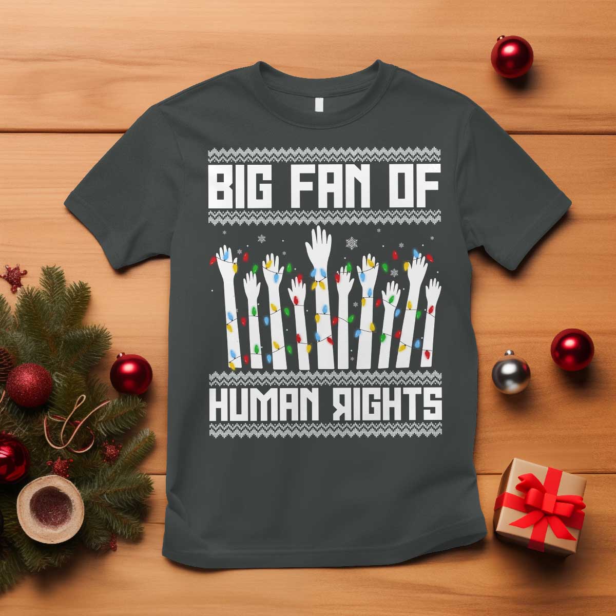 Big Fan Of Human Rights Equality Supporters T Shirt Christmas Gift - Wonder Print Shop