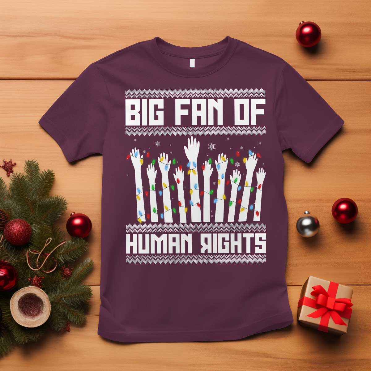 Big Fan Of Human Rights Equality Supporters T Shirt Christmas Gift - Wonder Print Shop