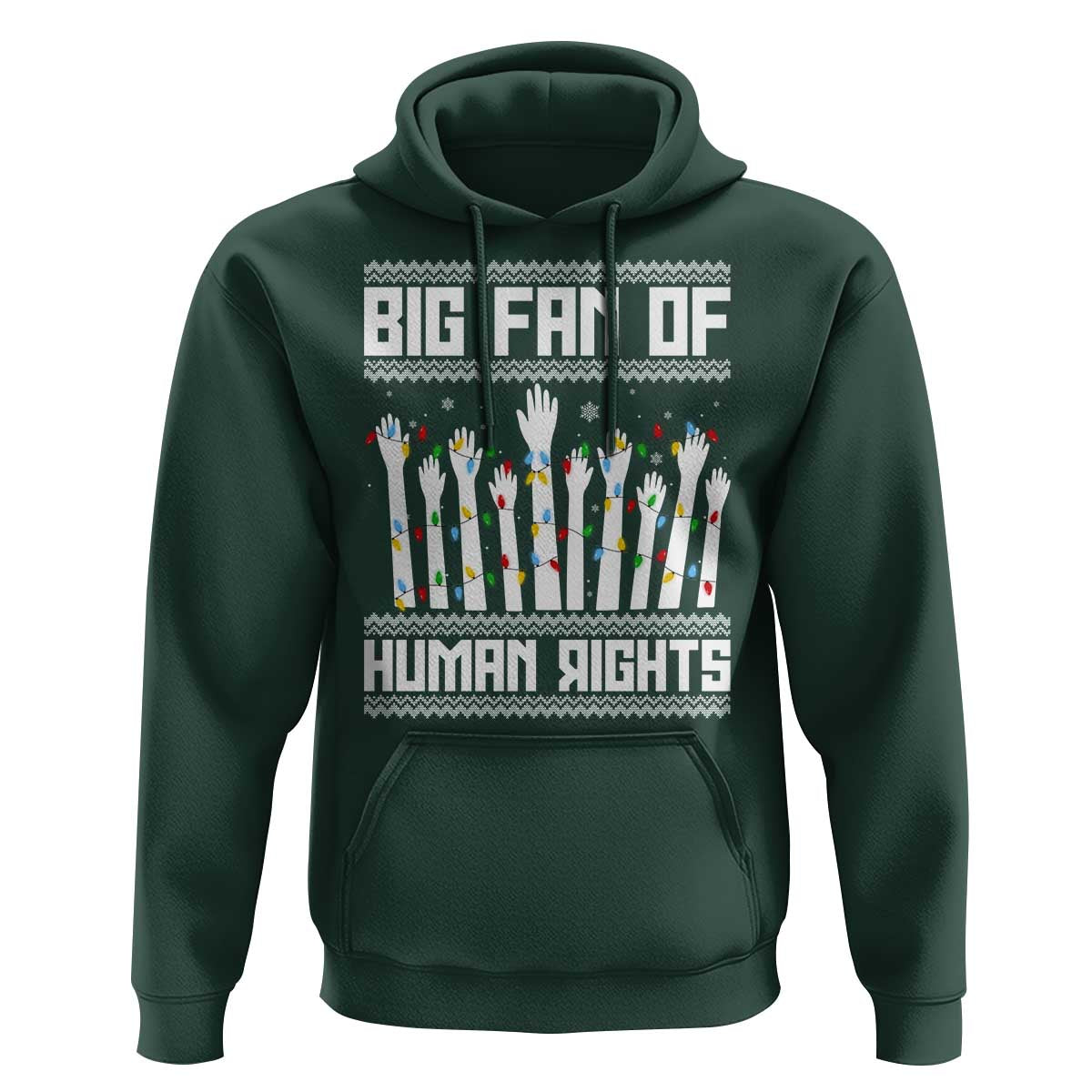 Big Fan Of Human Rights Equality Supporters Hoodie Christmas Gift - Wonder Print Shop