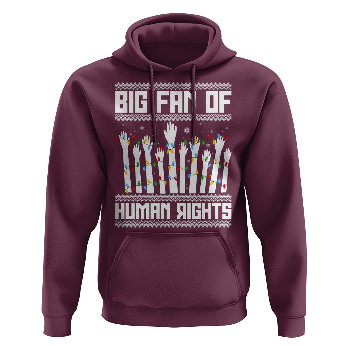Big Fan Of Human Rights Equality Supporters Hoodie Christmas Gift - Wonder Print Shop