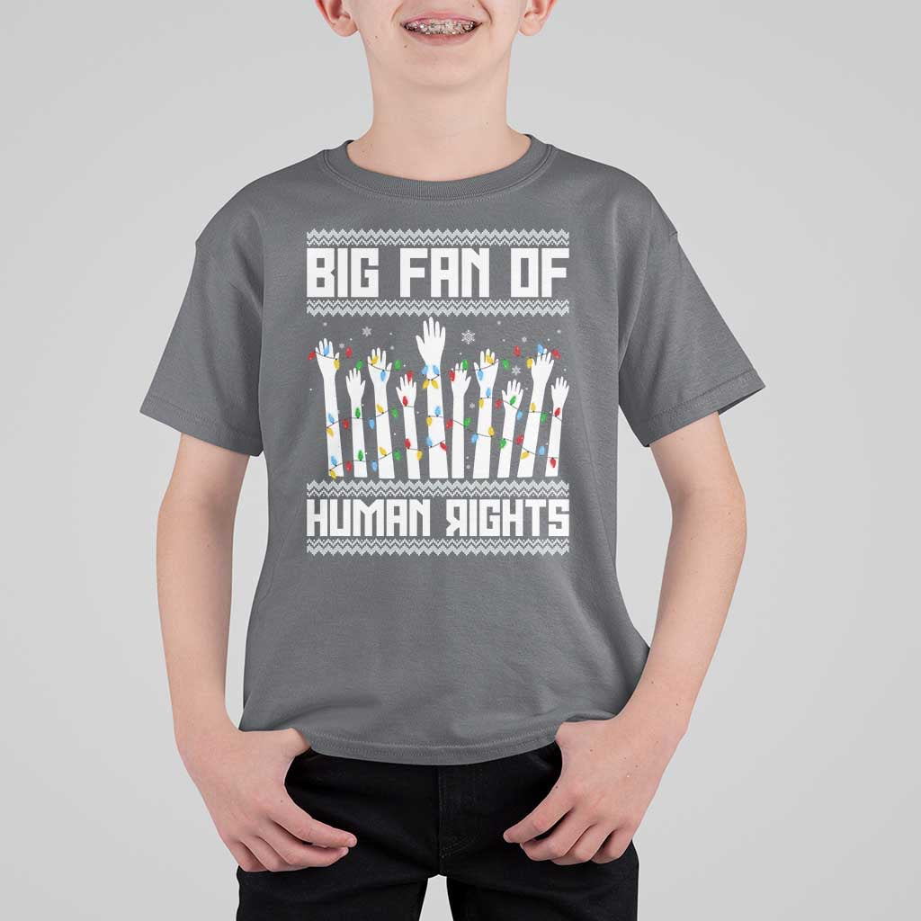 Big Fan Of Human Rights Equality Supporters T Shirt For Kid Christmas Gift - Wonder Print Shop