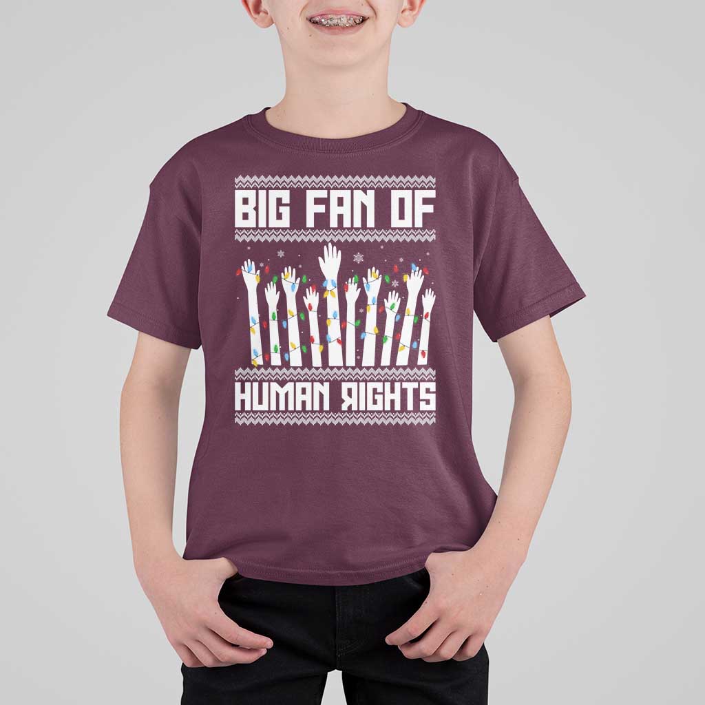 Big Fan Of Human Rights Equality Supporters T Shirt For Kid Christmas Gift - Wonder Print Shop