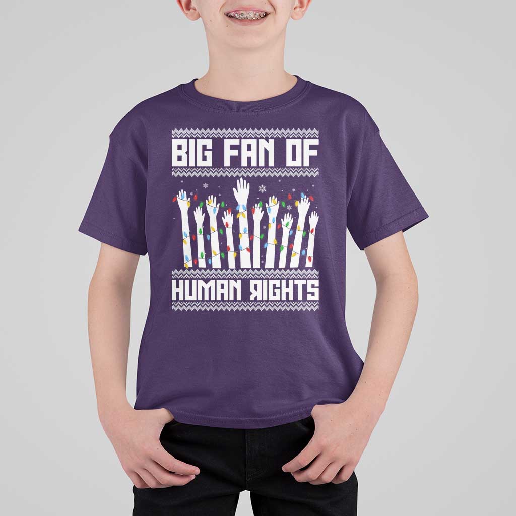 Big Fan Of Human Rights Equality Supporters T Shirt For Kid Christmas Gift - Wonder Print Shop