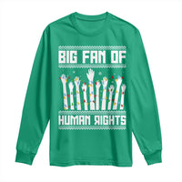 Big Fan Of Human Rights Equality Supporters Long Sleeve Shirt Christmas Gift - Wonder Print Shop