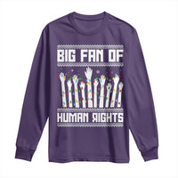 Big Fan Of Human Rights Equality Supporters Long Sleeve Shirt Christmas Gift - Wonder Print Shop