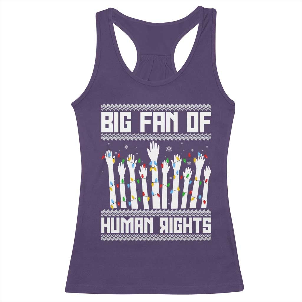 Big Fan Of Human Rights Equality Supporters Racerback Tank Top Christmas Gift - Wonder Print Shop