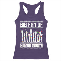 Big Fan Of Human Rights Equality Supporters Racerback Tank Top Christmas Gift - Wonder Print Shop