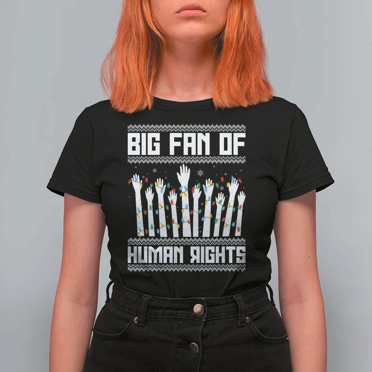 Big Fan Of Human Rights Equality Supporters T Shirt For Women Christmas Gift - Wonder Print Shop
