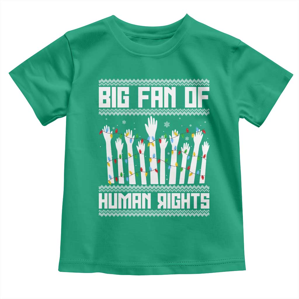 Big Fan Of Human Rights Equality Supporters Toddler T Shirt Christmas Gift - Wonder Print Shop