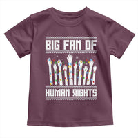 Big Fan Of Human Rights Equality Supporters Toddler T Shirt Christmas Gift - Wonder Print Shop