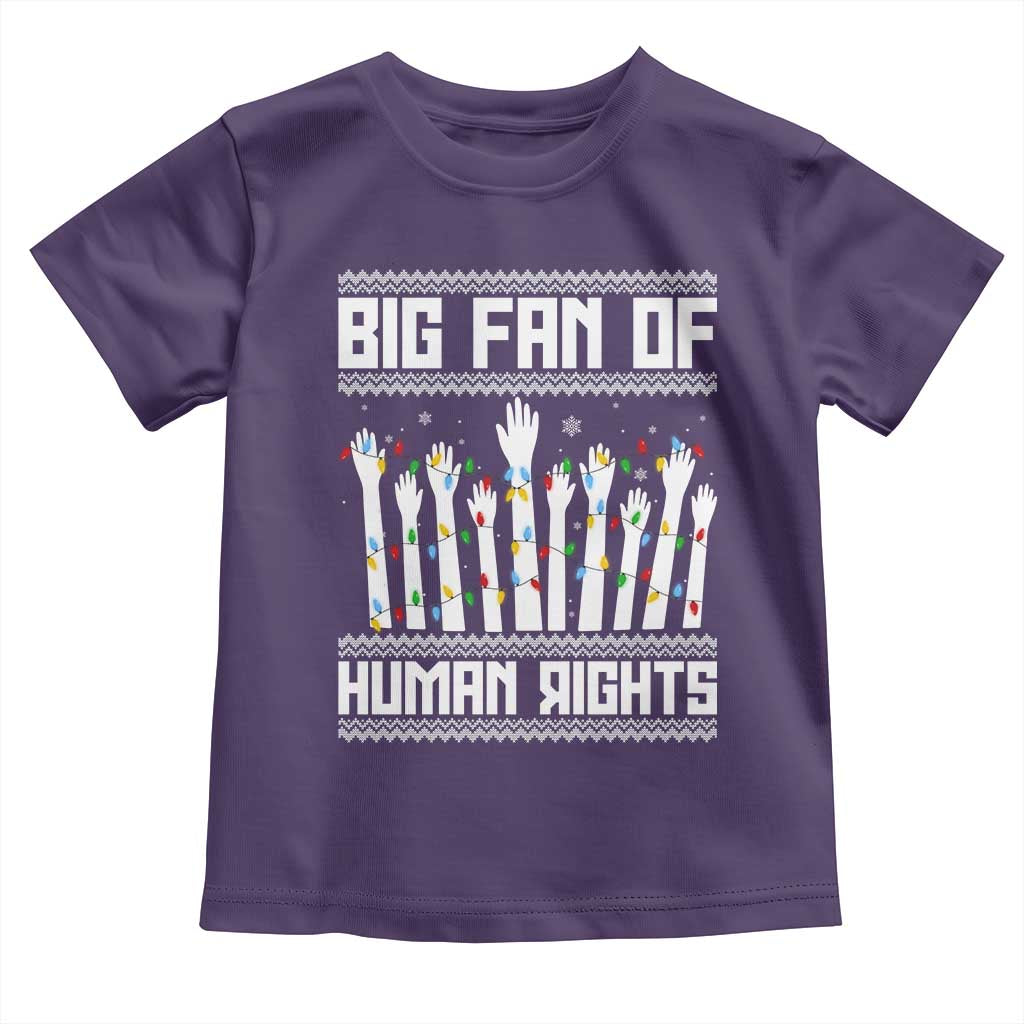 Big Fan Of Human Rights Equality Supporters Toddler T Shirt Christmas Gift - Wonder Print Shop