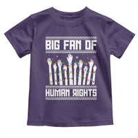 Big Fan Of Human Rights Equality Supporters Toddler T Shirt Christmas Gift - Wonder Print Shop