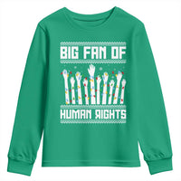 Big Fan Of Human Rights Equality Supporters Youth Sweatshirt Christmas Gift - Wonder Print Shop