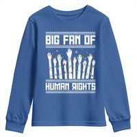 Big Fan Of Human Rights Equality Supporters Youth Sweatshirt Christmas Gift - Wonder Print Shop