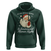 All I Want For Christmas Is Fundamental Human Rights Hoodie Xmas Supporters Gift - Wonder Print Shop