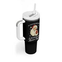 All I Want For Christmas Is Fundamental Human Rights Tumbler With Handle Xmas Supporters Gift - Wonder Print Shop