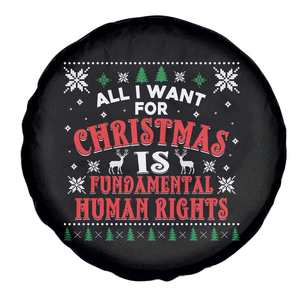 Christmas Gift For Fundamental Human Rights Supporters Spare Tire Cover - Wonder Print Shop