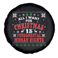 Christmas Gift For Fundamental Human Rights Supporters Spare Tire Cover - Wonder Print Shop