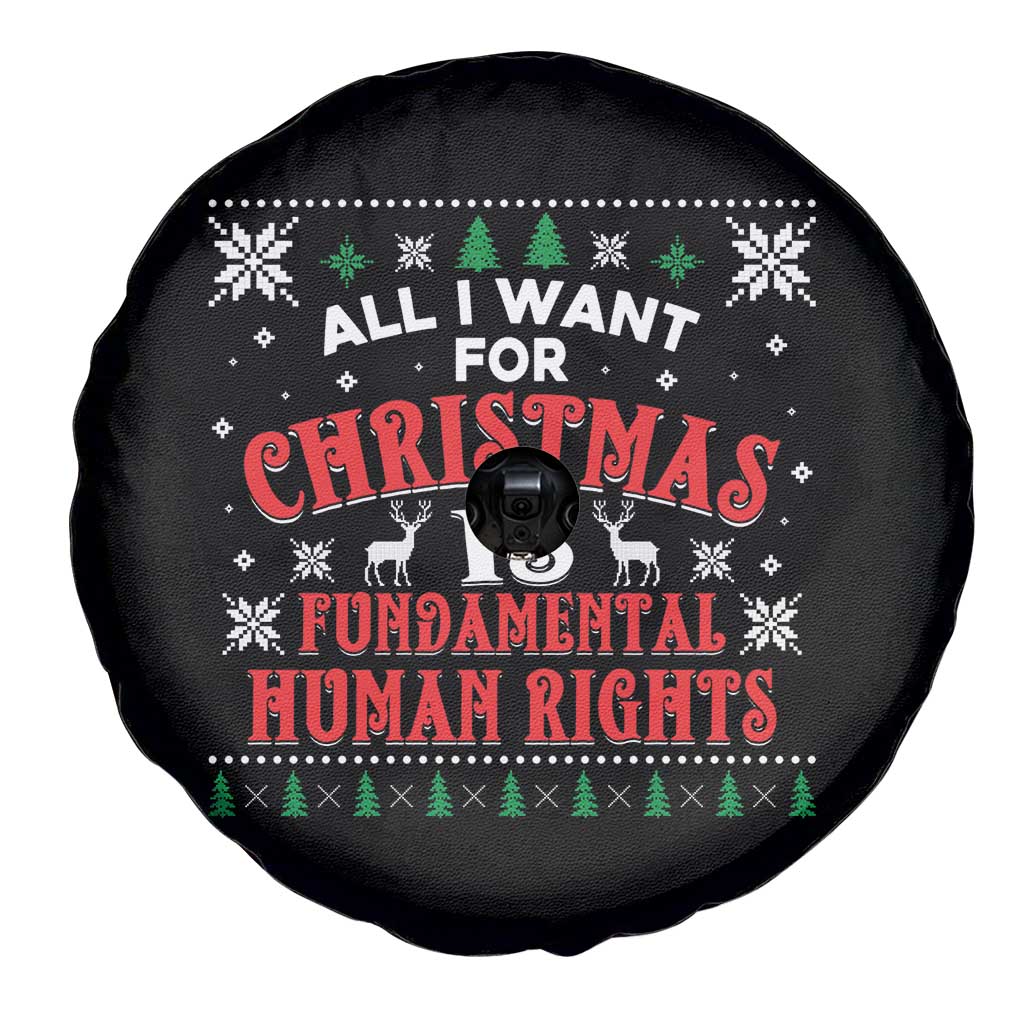 Christmas Gift For Fundamental Human Rights Supporters Spare Tire Cover - Wonder Print Shop