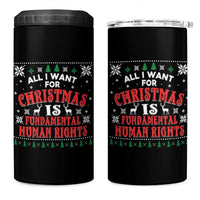 Christmas Gift For Fundamental Human Rights Supporters 4 in 1 Can Cooler Tumbler - Wonder Print Shop