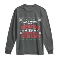 Christmas Gift For Fundamental Human Rights Supporters Long Sleeve Shirt - Wonder Print Shop