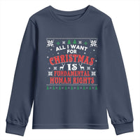 Christmas Gift For Fundamental Human Rights Supporters Youth Sweatshirt - Wonder Print Shop
