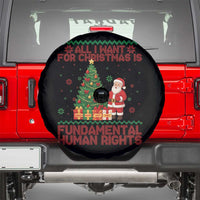 All I Want For Christmas Is Fundamental Human Rights Spare Tire Cover Equality Activist Gift - Wonder Print Shop
