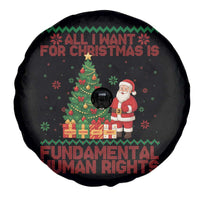 All I Want For Christmas Is Fundamental Human Rights Spare Tire Cover Equality Activist Gift - Wonder Print Shop