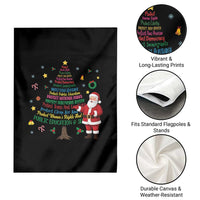 Pro Democracy Activist Christmas Tree Garden Flag Human Rights Xmas Gift - Wonder Print Shop