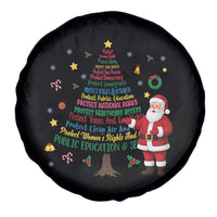 Pro Democracy Activist Christmas Tree Spare Tire Cover Human Rights Xmas Gift - Wonder Print Shop