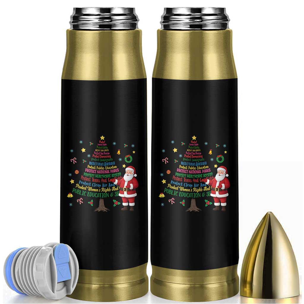 Pro Democracy Activist Christmas Tree Bullet Tumbler Human Rights Xmas Gift - Wonder Print Shop