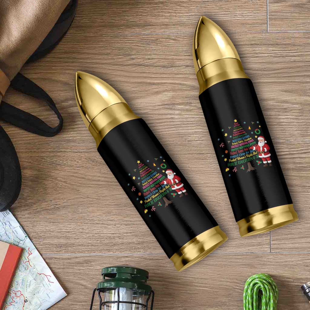 Pro Democracy Activist Christmas Tree Bullet Tumbler Human Rights Xmas Gift - Wonder Print Shop