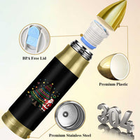 Pro Democracy Activist Christmas Tree Bullet Tumbler Human Rights Xmas Gift - Wonder Print Shop
