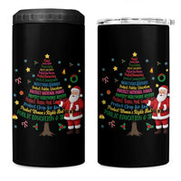Pro Democracy Activist Christmas Tree 4 in 1 Can Cooler Tumbler Human Rights Xmas Gift - Wonder Print Shop