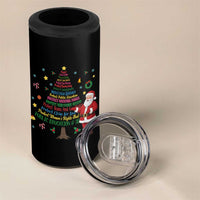 Pro Democracy Activist Christmas Tree 4 in 1 Can Cooler Tumbler Human Rights Xmas Gift - Wonder Print Shop