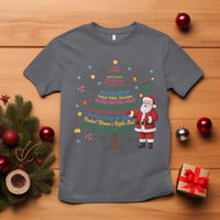 Pro Democracy Activist Christmas Tree T Shirt Human Rights Xmas Gift - Wonder Print Shop