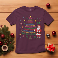 Pro Democracy Activist Christmas Tree T Shirt Human Rights Xmas Gift - Wonder Print Shop
