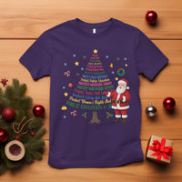 Pro Democracy Activist Christmas Tree T Shirt Human Rights Xmas Gift - Wonder Print Shop