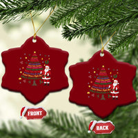 Pro Democracy Activist Christmas Tree Ceramic Ornament Human Rights Xmas Gift - Wonder Print Shop