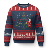 Pro Democracy Activist Xmas Tree Ugly Christmas Sweater Human Rights Xmas Gift - Wonder Print Shop