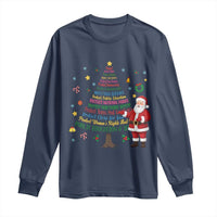 Pro Democracy Activist Christmas Tree Long Sleeve Shirt Human Rights Xmas Gift - Wonder Print Shop