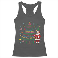 Pro Democracy Activist Christmas Tree Racerback Tank Top Human Rights Xmas Gift - Wonder Print Shop