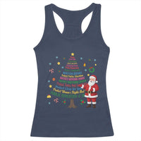 Pro Democracy Activist Christmas Tree Racerback Tank Top Human Rights Xmas Gift - Wonder Print Shop