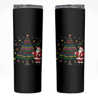 Pro Democracy Activist Christmas Tree Skinny Tumbler Human Rights Xmas Gift - Wonder Print Shop